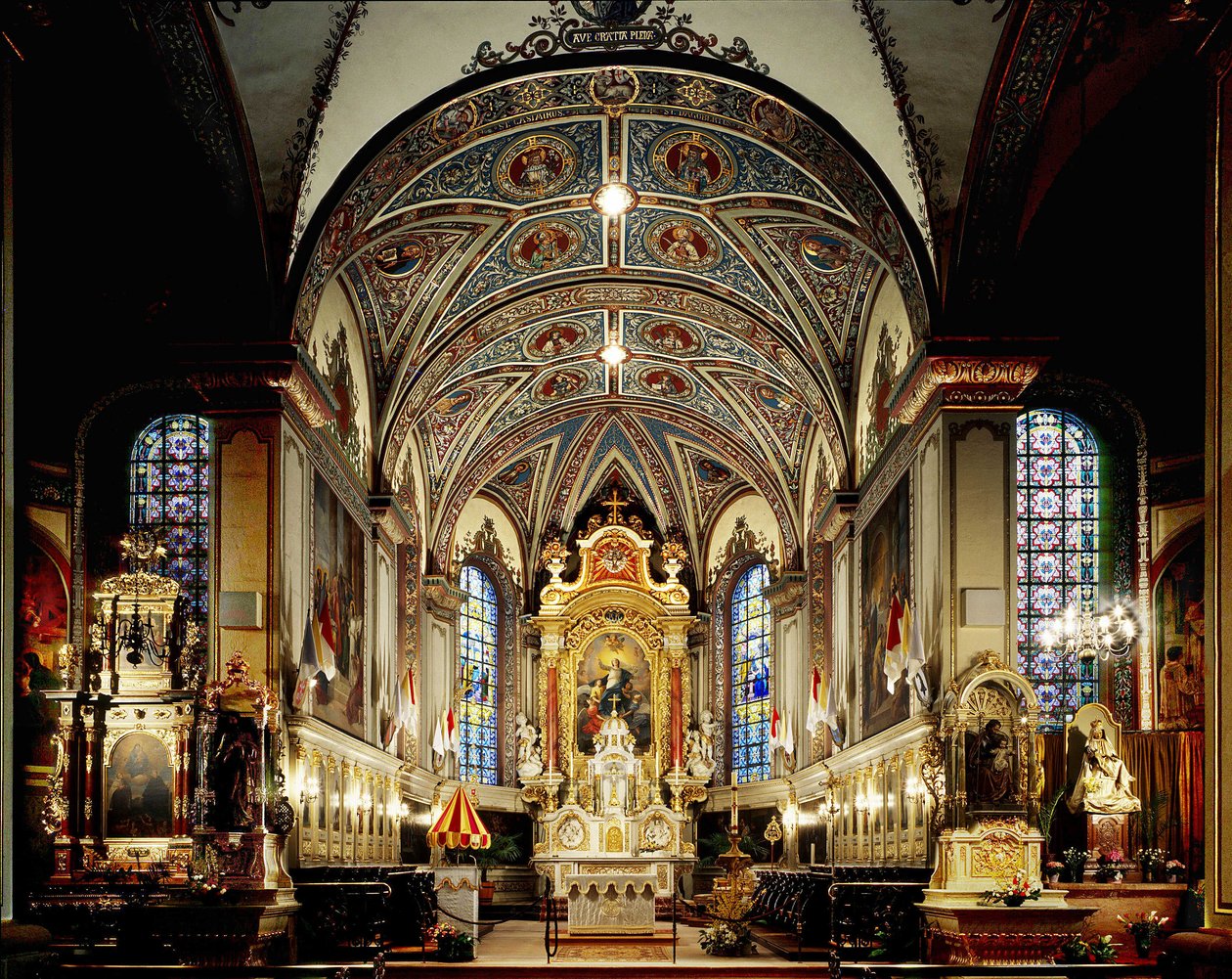 Thierenbach (68) - wnętrze katedry Notre-Dame de L