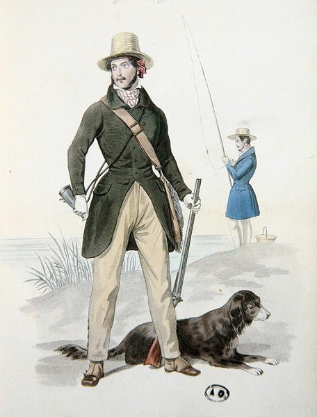 Dwóch eleganckich młodych sportowców autorstwa French School