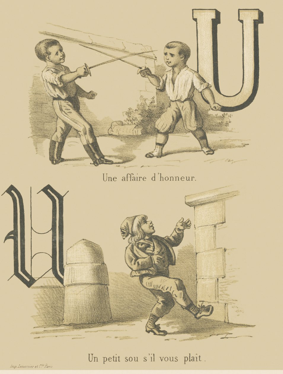 U: Sprawa honoru/proszę trochę grosza autorstwa French School