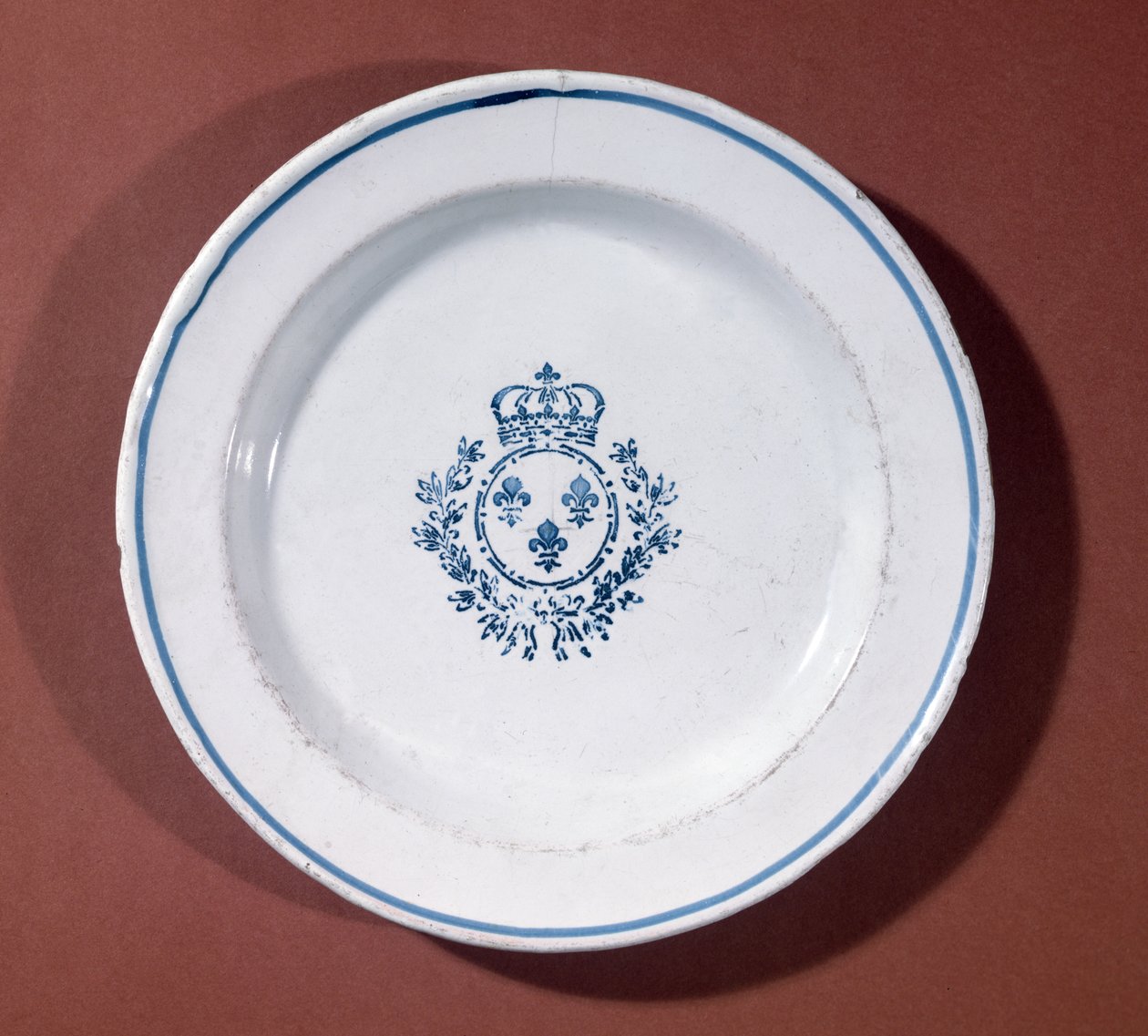 Płyta kuchenna Versailles, produkcja Saint-Cloud (fajans) autorstwa French School