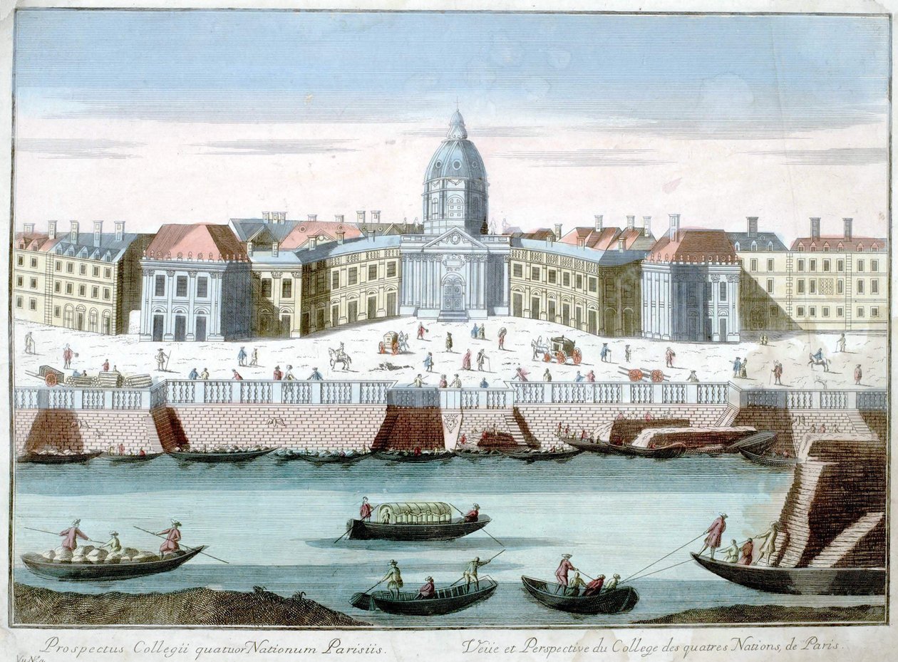 Widok i perspektywa Collège des Quatres Nations de Paris, widok optyczny autorstwa French School