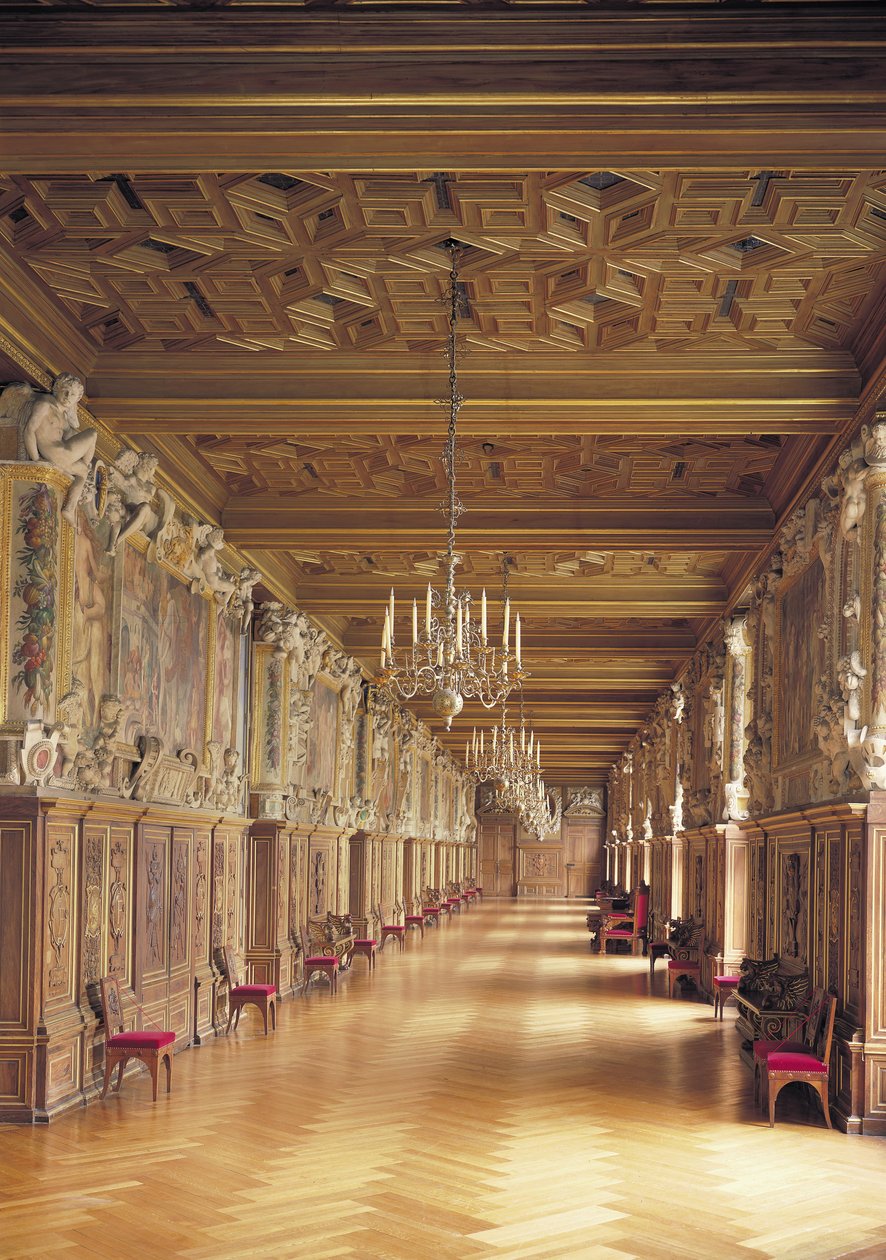 Zobacz w dół Galerię Franciszka I, 1530-40 autorstwa French School