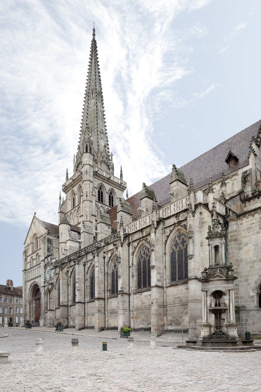 Widok na Cathedrale Saint Lazare d