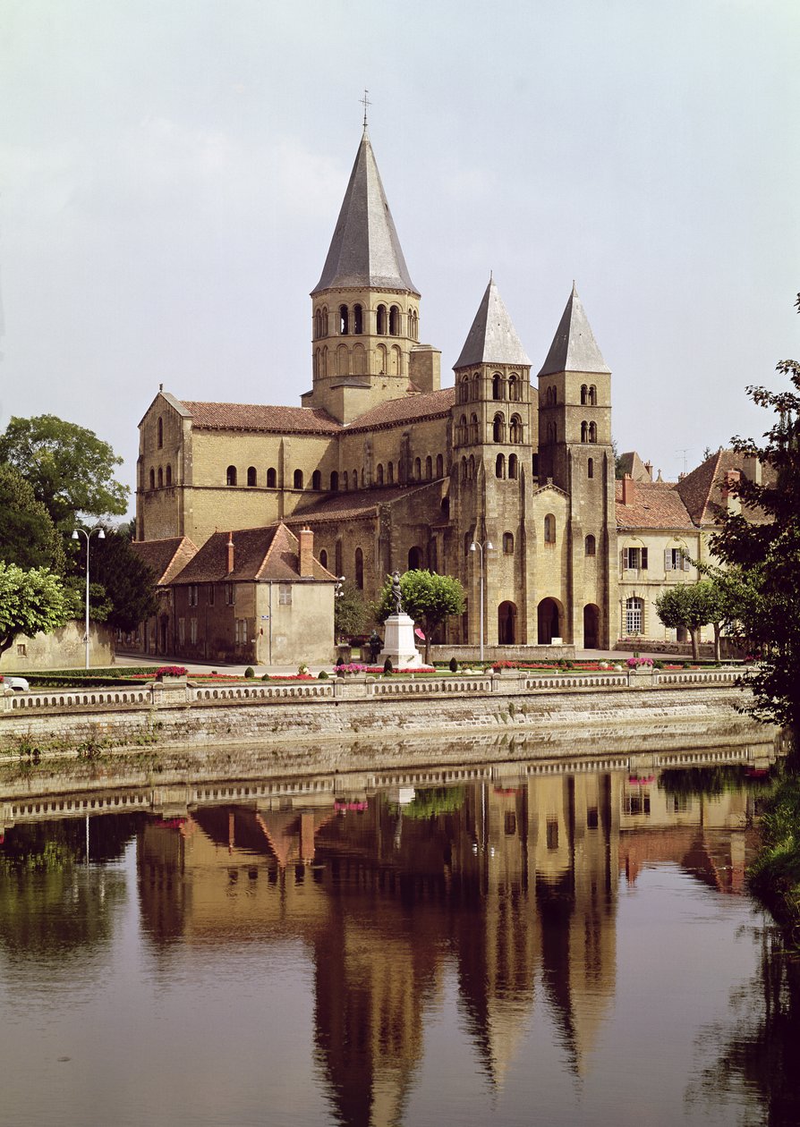 Widok kościoła Notre-Dame, XI-XII w. autorstwa French School