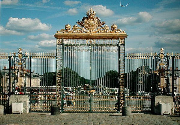 Widok na Grille dHonneur autorstwa French School