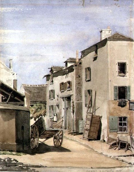 Widok na miasto Clamart, Francja autorstwa French School