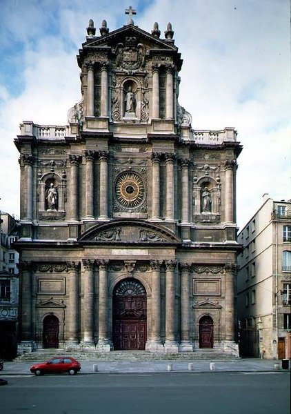 Widok na fasadę zachodnią autorstwa French School
