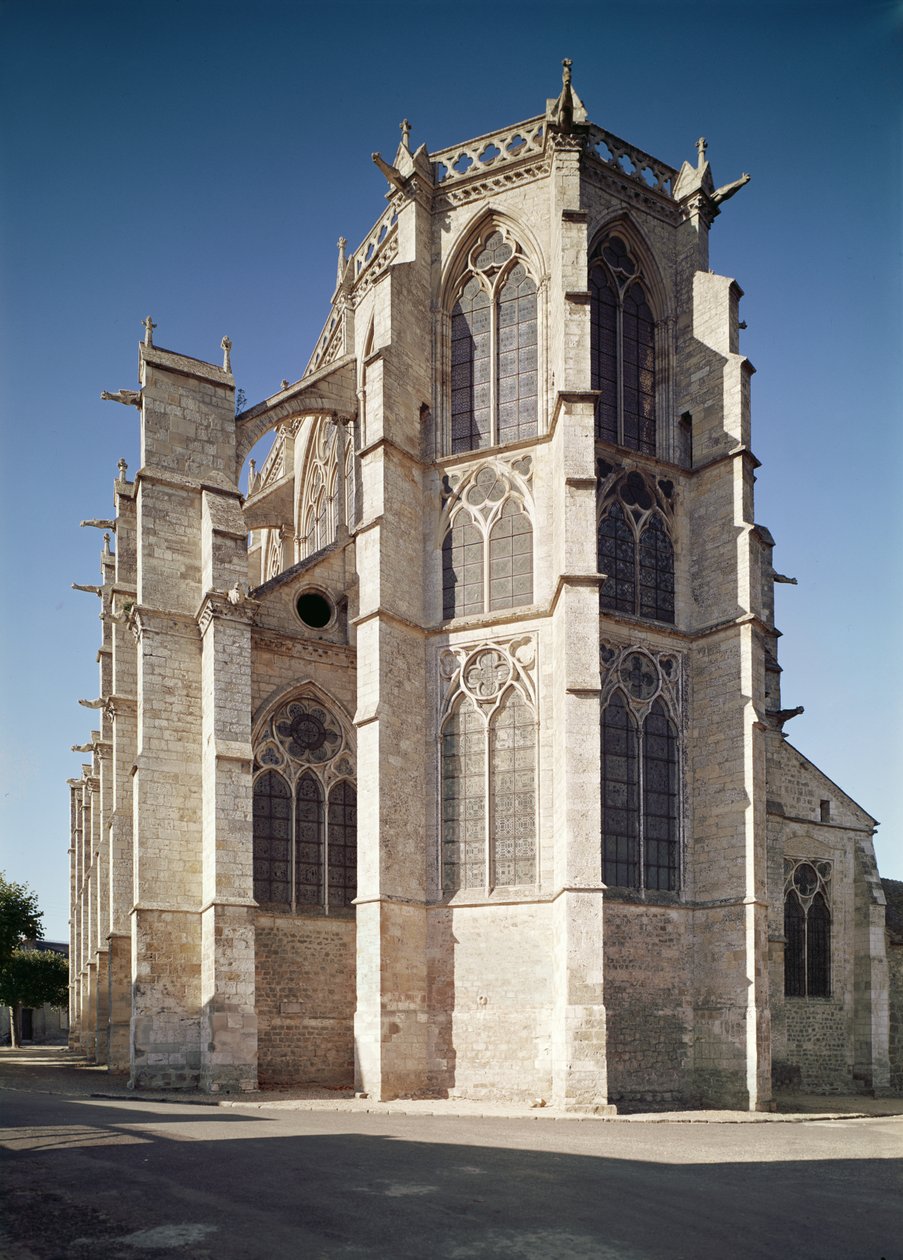Widok chwetu kościoła, zbudowanego w latach 1260-1320 autorstwa French School