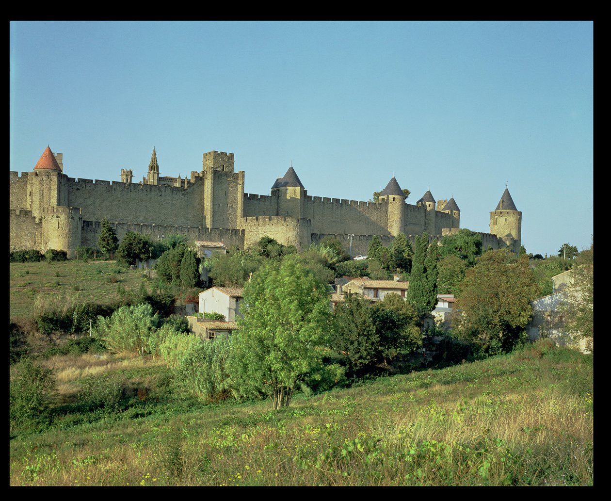 Widok na mury miejskie autorstwa French School