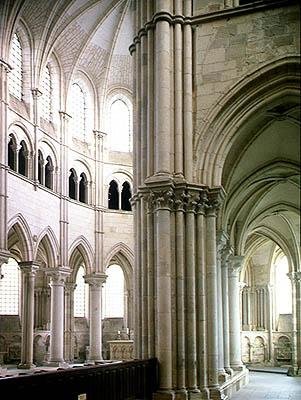 Widok transeptu i części obejścia, 1120-50 autorstwa French School