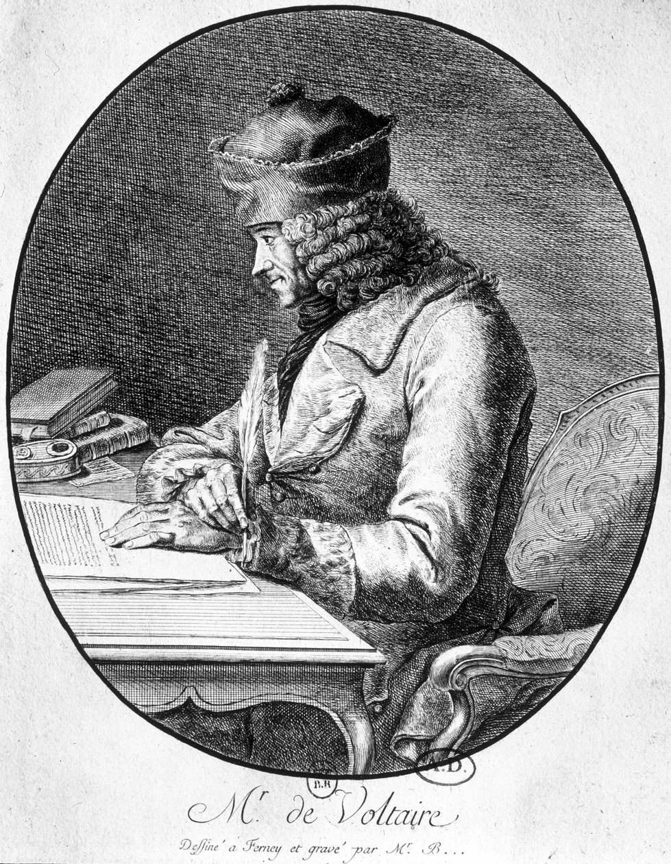Wolter przy swoim stole roboczym autorstwa French School