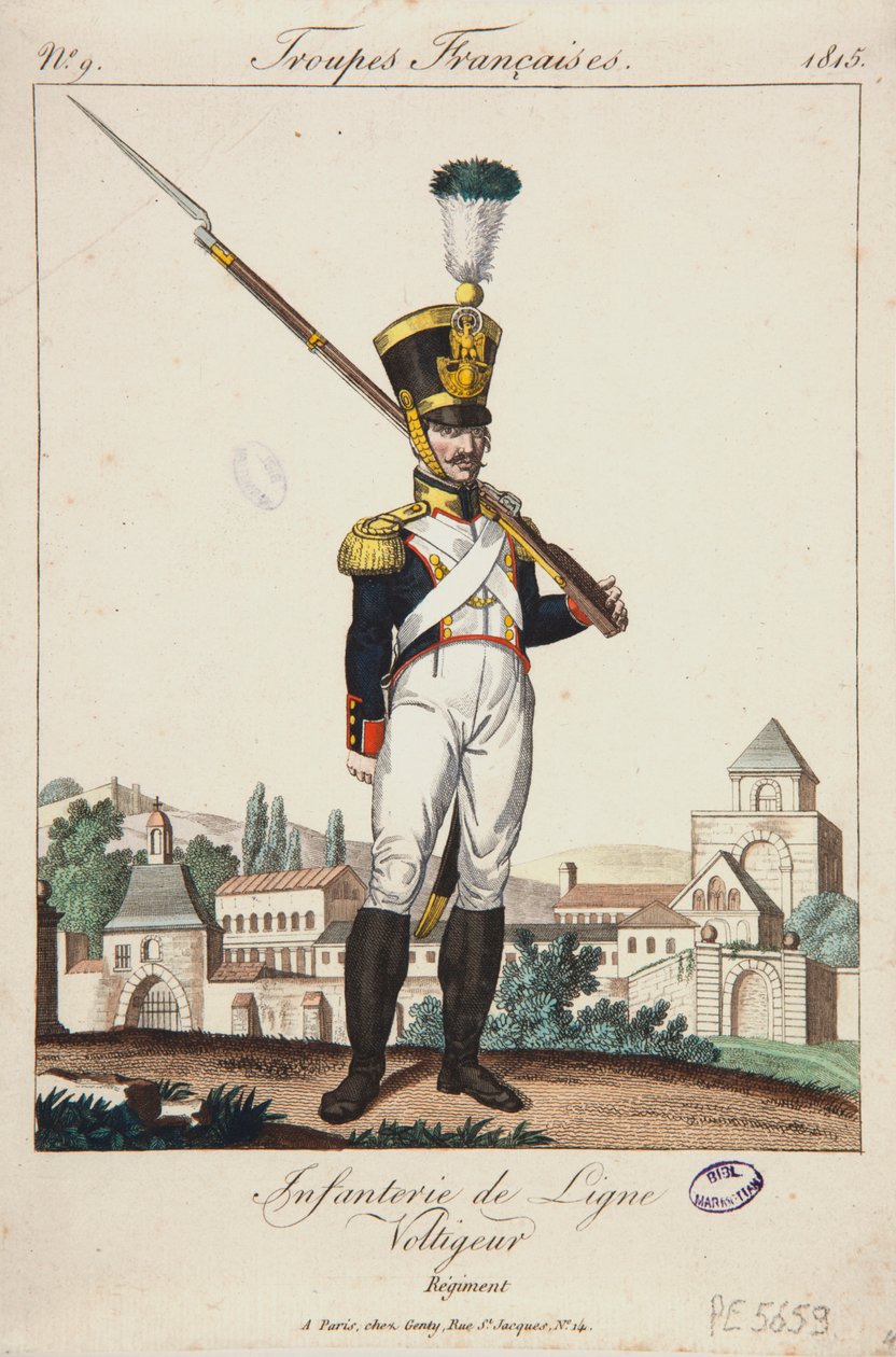 Voltigeur piechoty liniowej, oddziały francuskie nr. 9 autorstwa French School