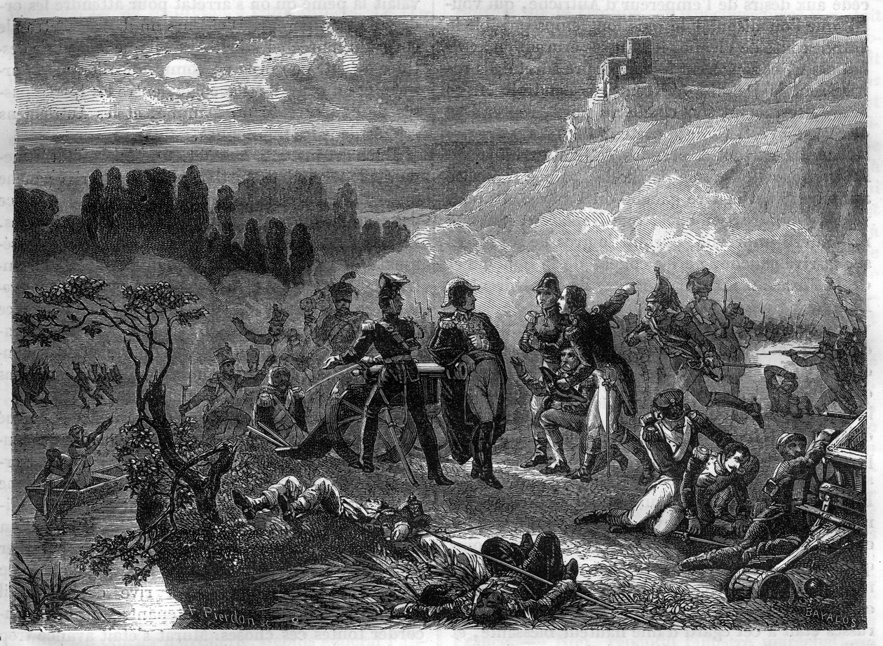 Wojna Trzeciej Koalicji 1805, Bitwa pod Durnstein autorstwa French School
