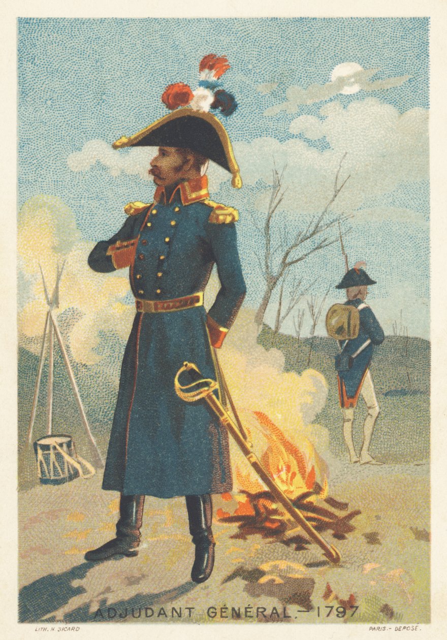 Chorąży generalny w 1797 r. autorstwa French School