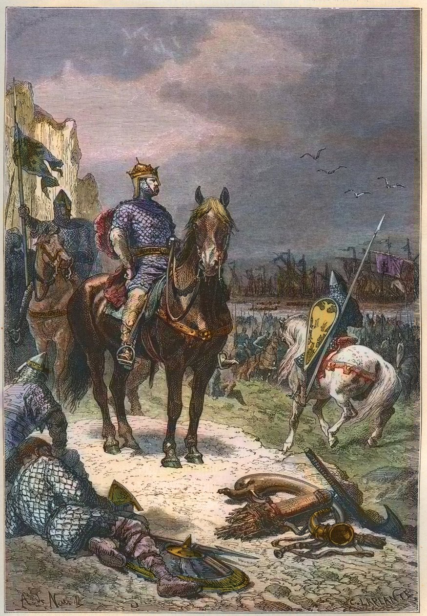 Wilhelm Zdobywca (William II Normandii lub Wilhelm I Anglii) autorstwa French School