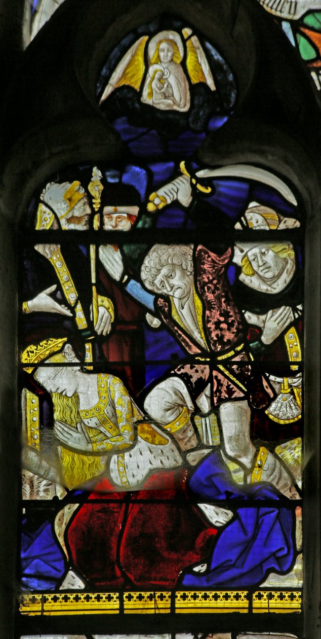 Okno przedstawiające egzekucję św Katarzyny, 1460-1470 autorstwa French School