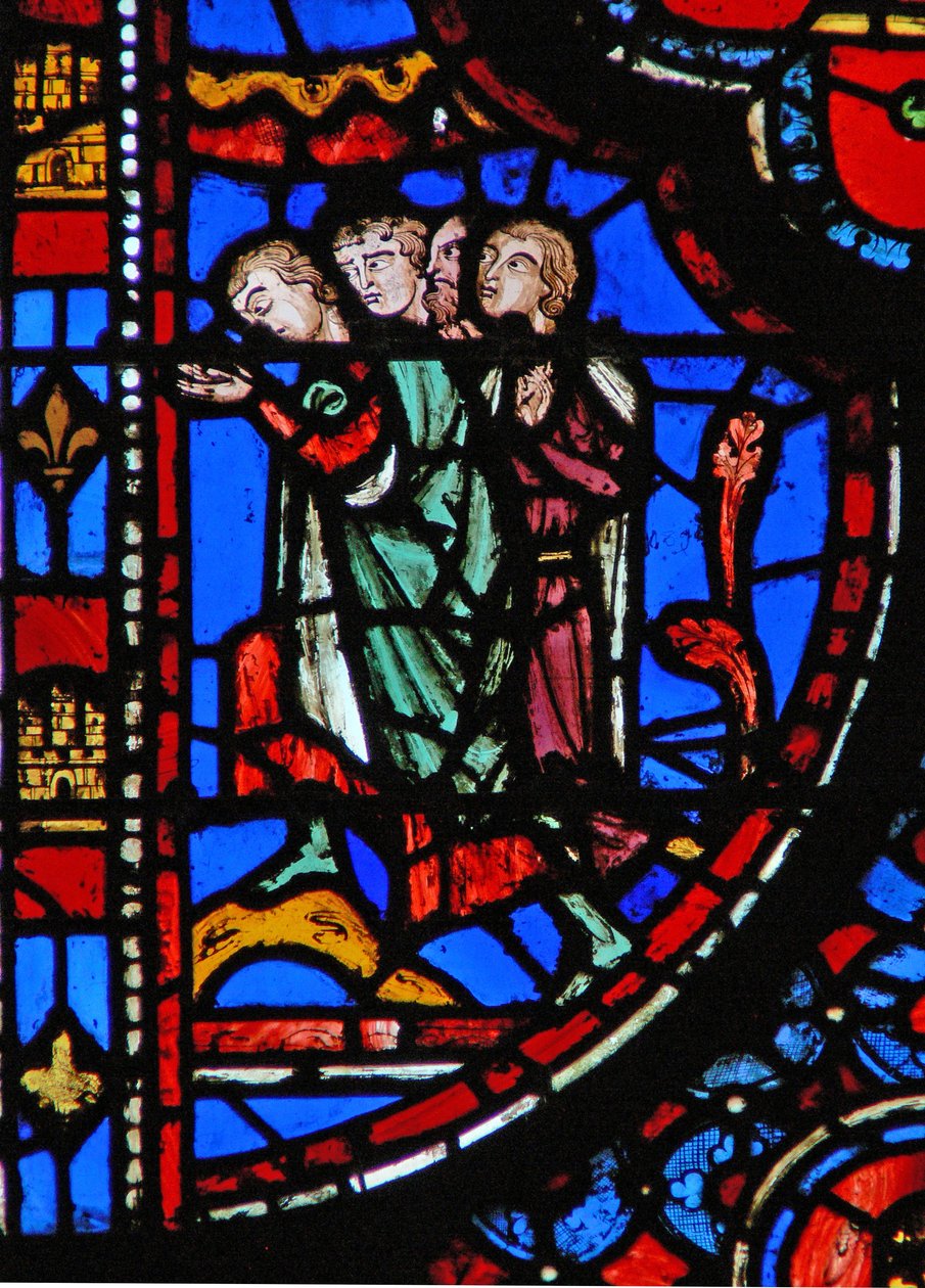 Okno w13 tłum przed Haman Esth III 2 autorstwa French School