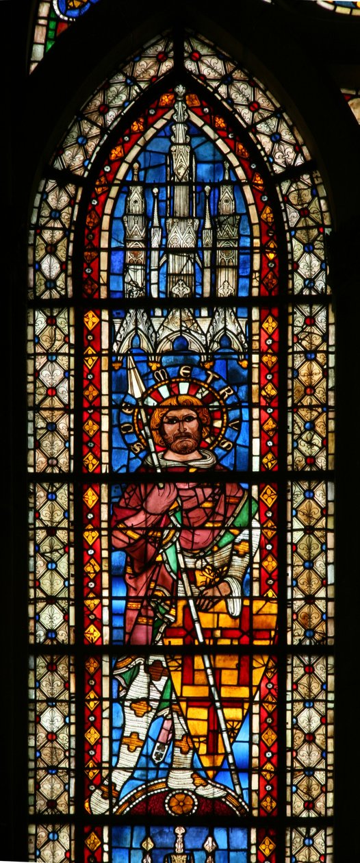 Okno w203 przedstawiające św. Demetriusza autorstwa French School