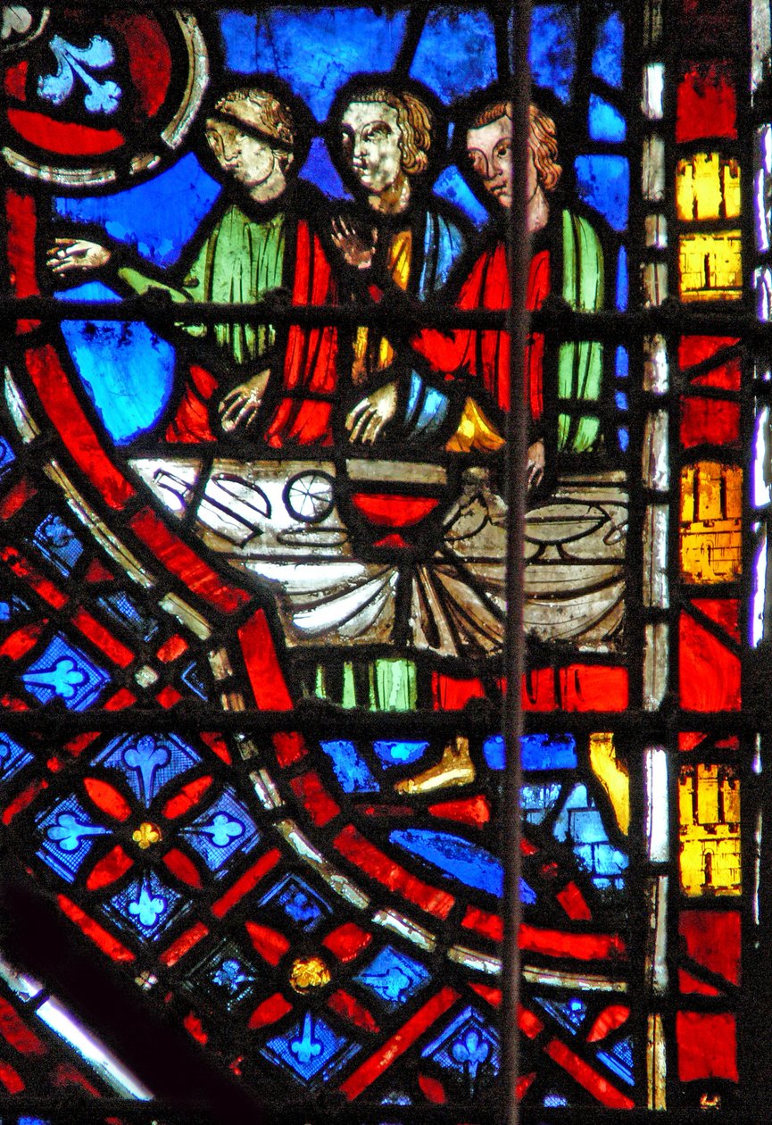 Okno w2 Pierwsza Pascha Wj XII 6-11 autorstwa French School