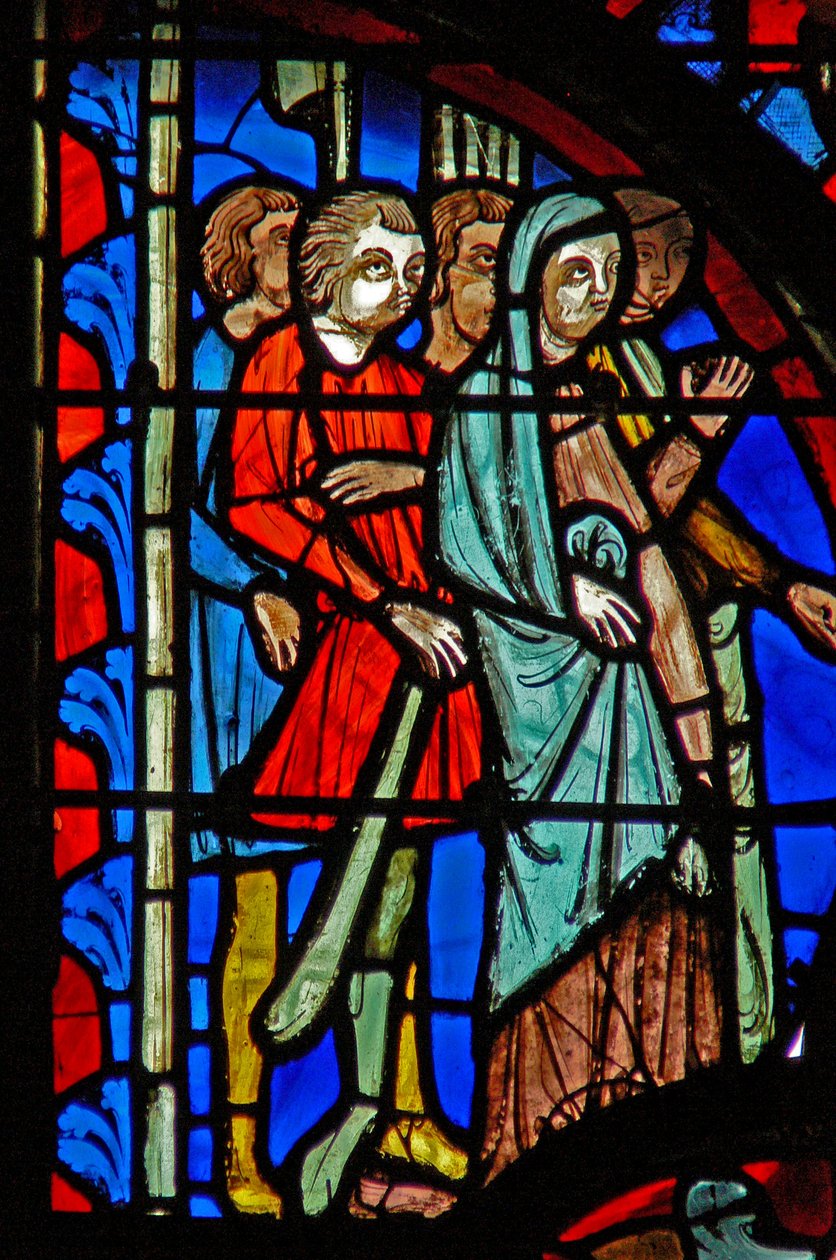 Okno w8 osób postronnych na Via Crucis autorstwa French School