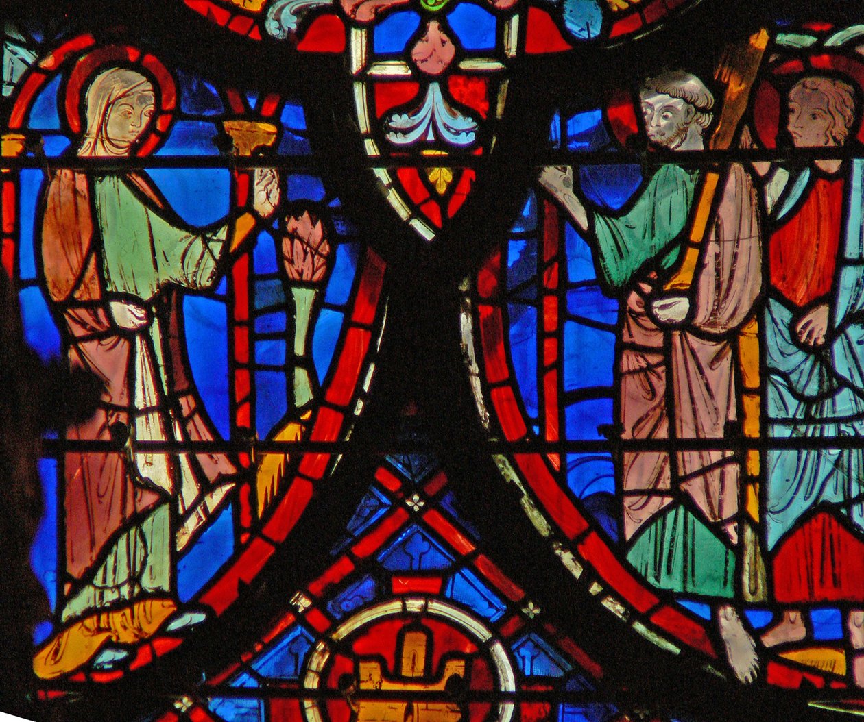 Okno w8 Zmartwychwstanie: Maria Magdalena mówi innym autorstwa French School