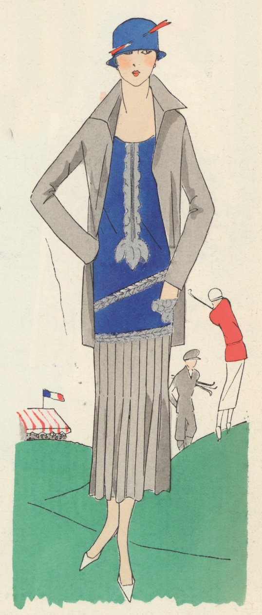 Damski strój golfowy marki Augusta Bernard autorstwa French School