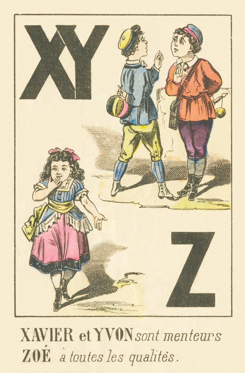 X Y Z: Xavier i Yvon są kłamcami Zoe ma wszystkie cechy autorstwa French School