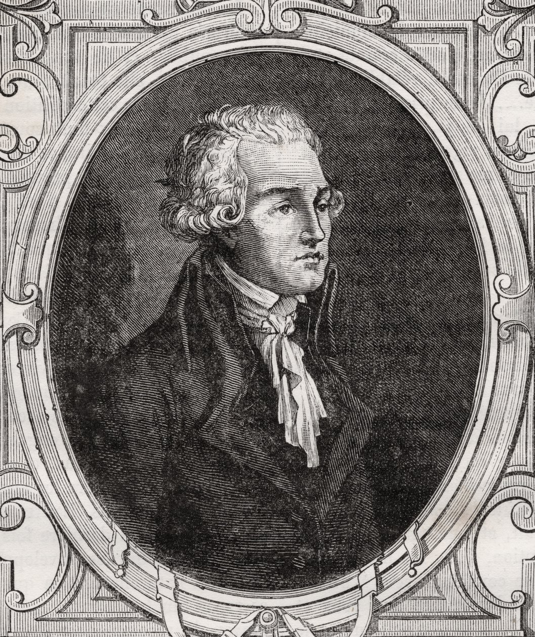 Młody Robespierre, z „Histoire de la Revolution Francaise” Louisa Blanca (1811-82) autorstwa French School