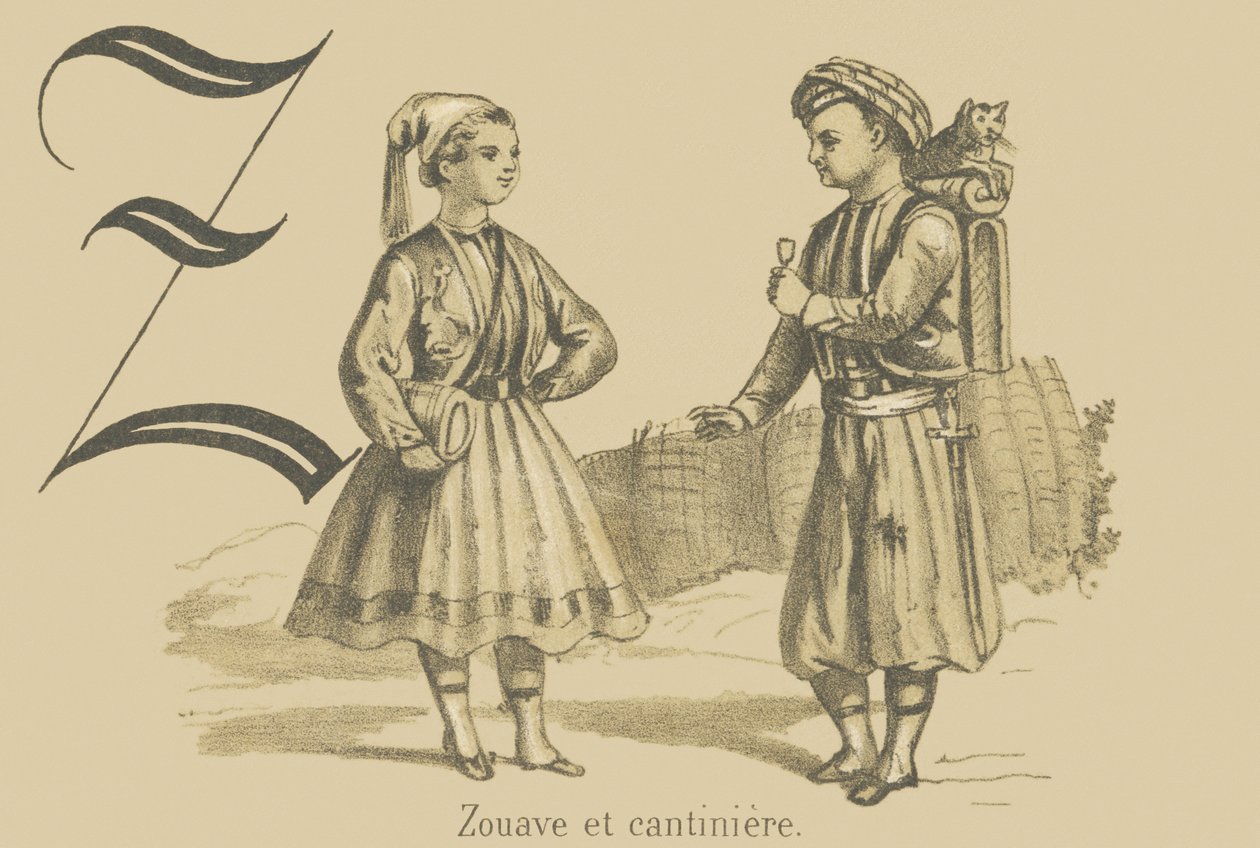 Z: Zouave i kantynarstwo autorstwa French School