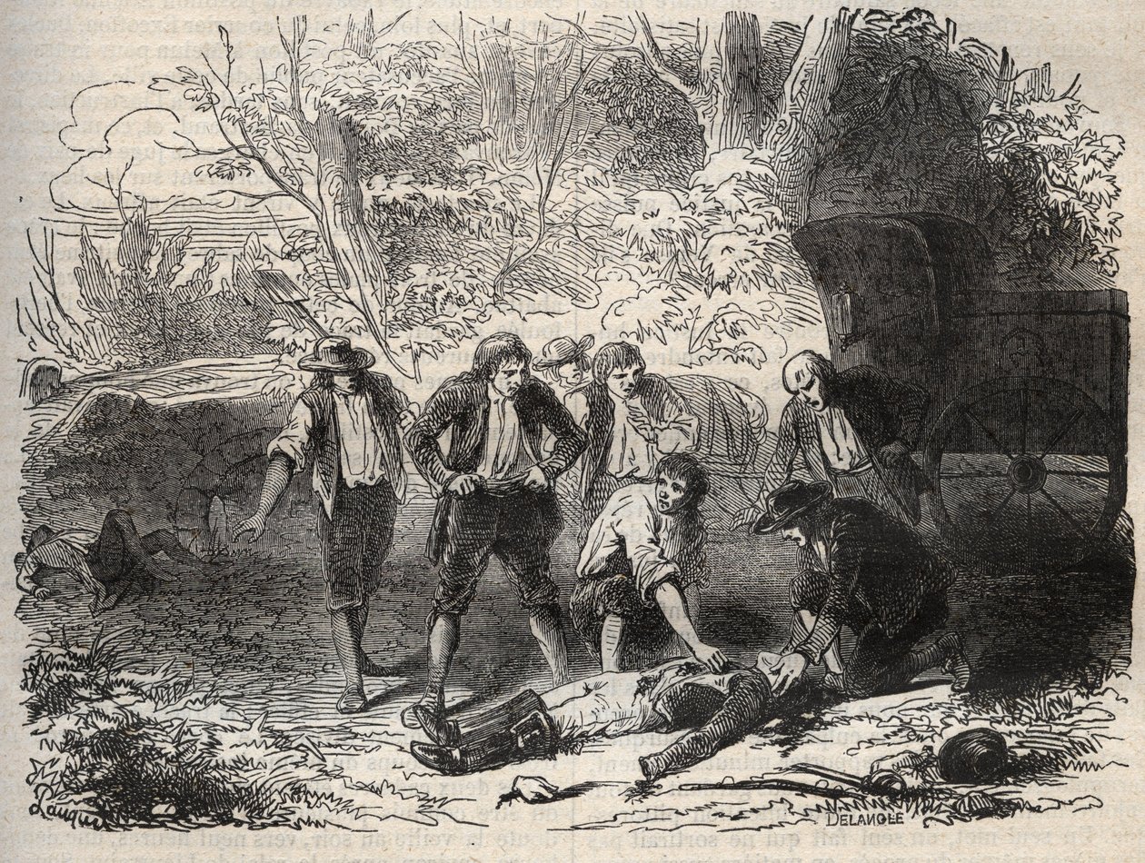 Afera pocztowa w Lyonie ) 1858-1867 - kolekcja prywatna autorstwa French School