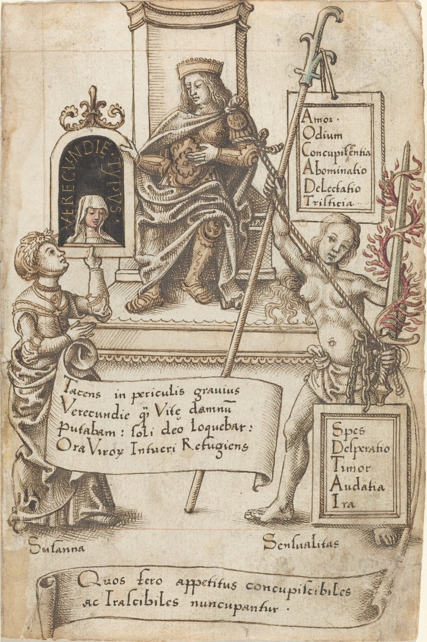 „Pościel zawsze miej złożoną” [fol. 41 prostownica] autorstwa French early 16th Century