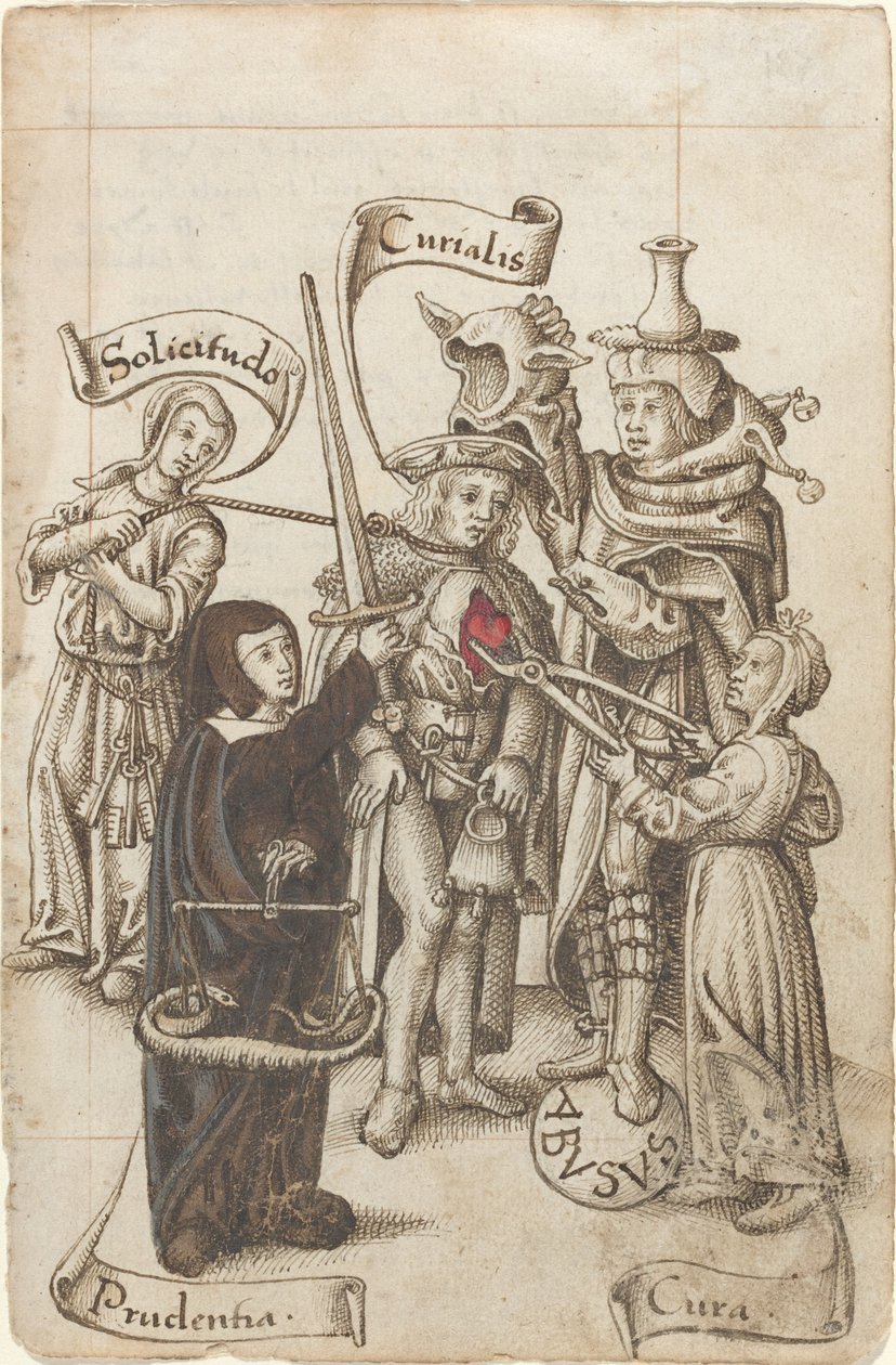 „Nie wyjadaj serca” [fot. 22 odbyt] autorstwa French early 16th Century