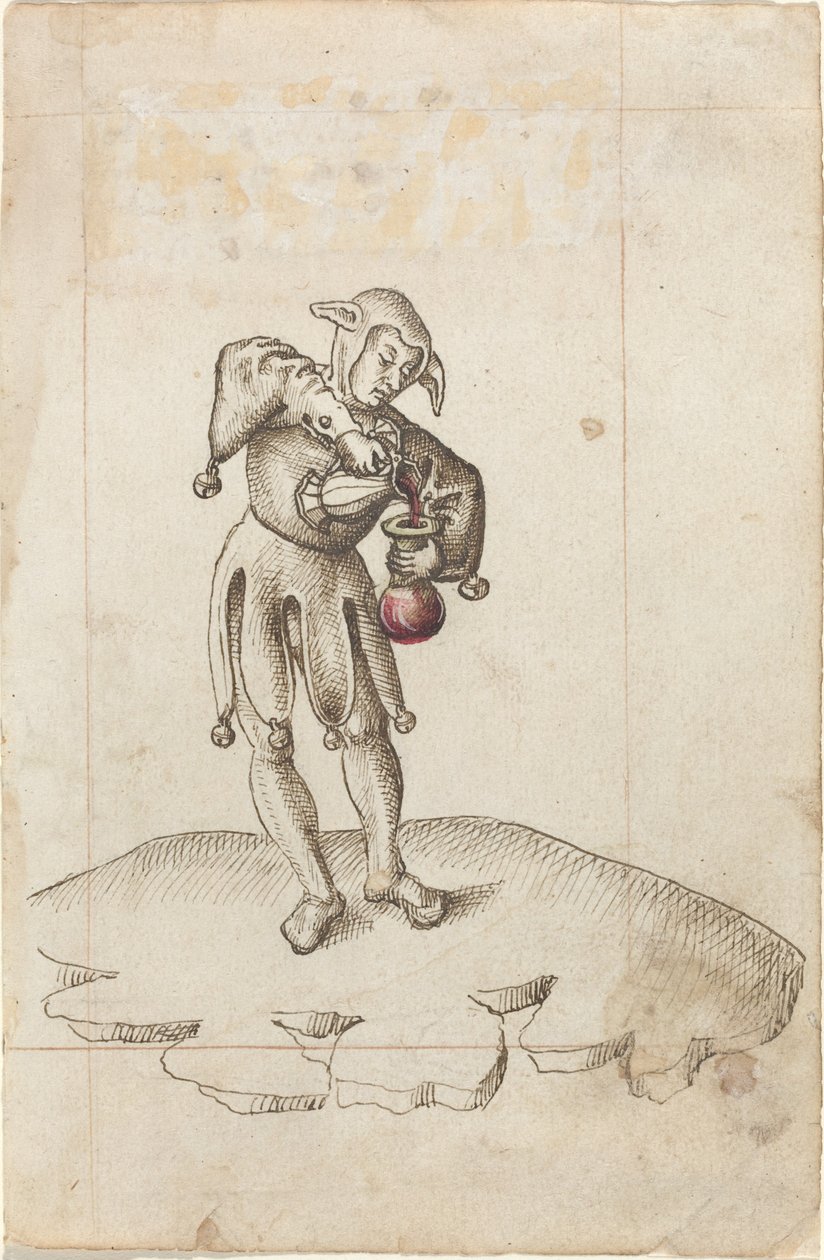 „Nie wkładaj jedzenia do nocnika” [fot. 24 odbyt] autorstwa French early 16th Century