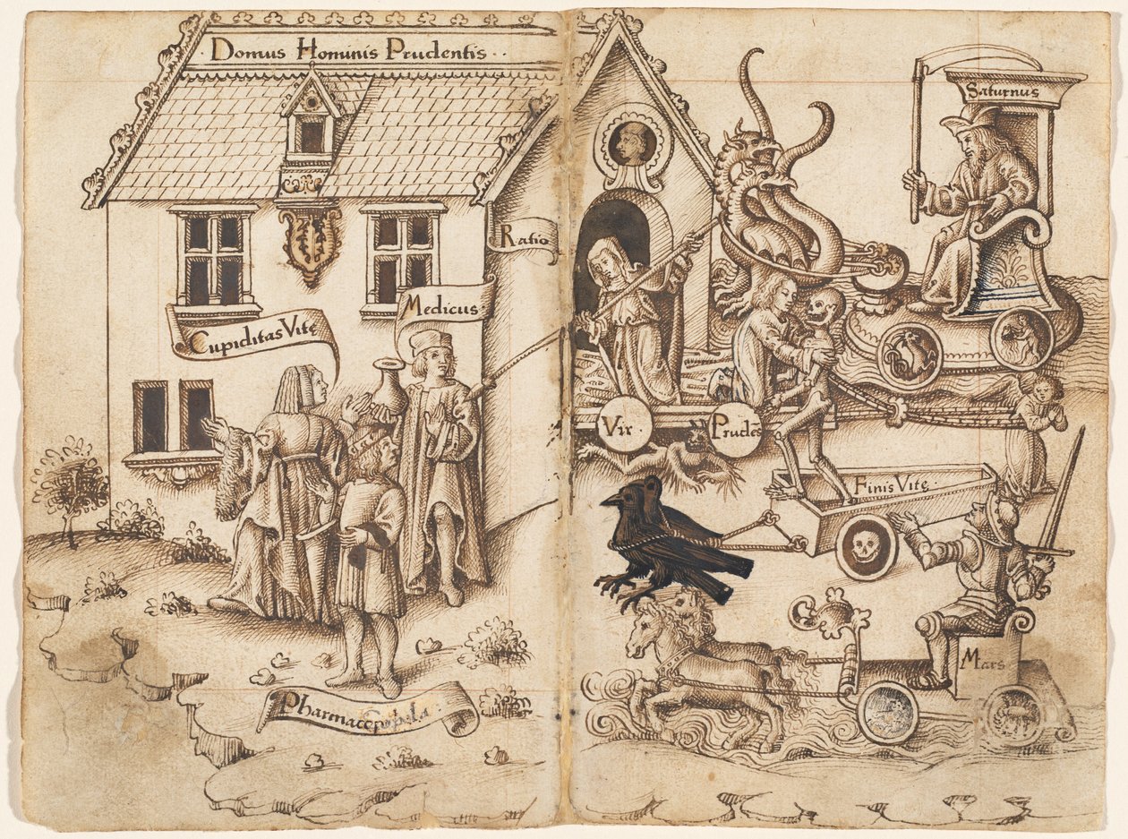 „Nie zawracaj, gdy dotrzesz na koniec” [fot. 26 odwróconych / 27 odwróconych] autorstwa French early 16th Century