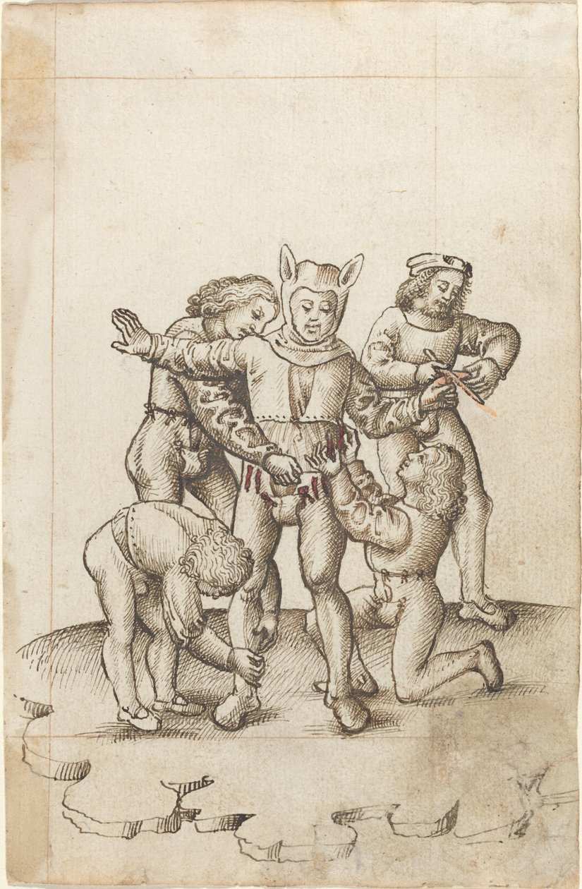 „Nie noś obcisłego pierścionka” [fot. 23 odbyt] autorstwa French early 16th Century
