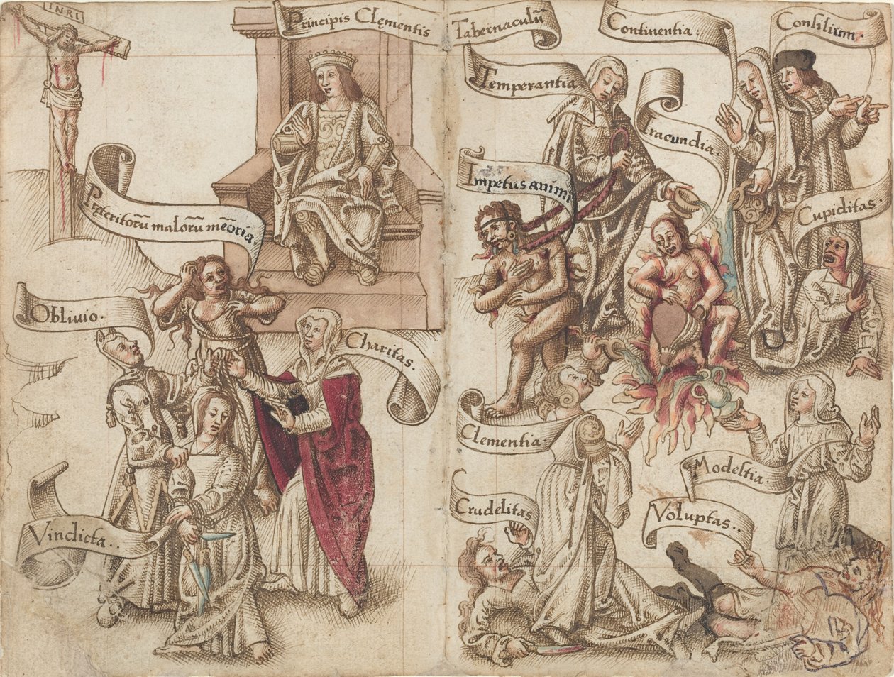 „Zatrzeć ślad garnka w prochach” [fot. 32 odwrócone / 33 odwrócone] autorstwa French early 16th Century