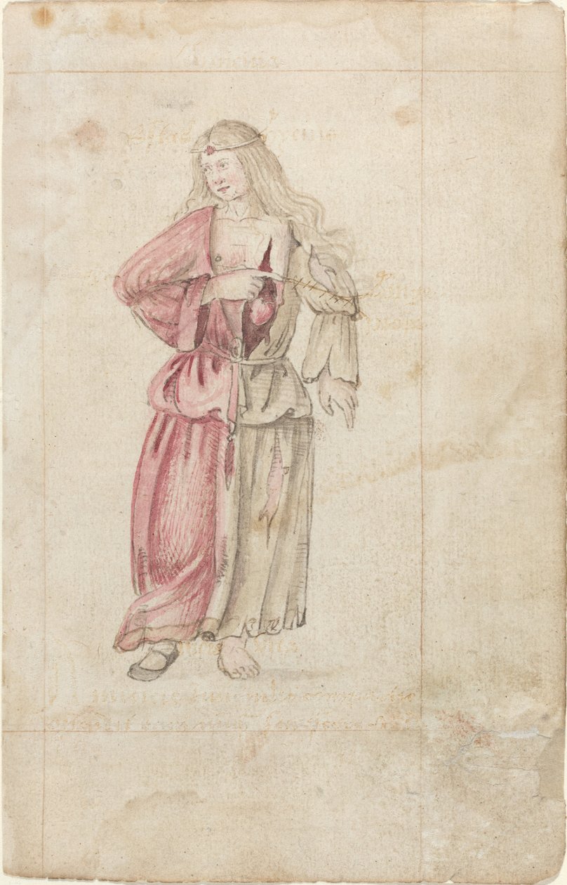 Personifikacja Przyjaźni (Amicitia) [fot. 2 proste] autorstwa French early 16th Century