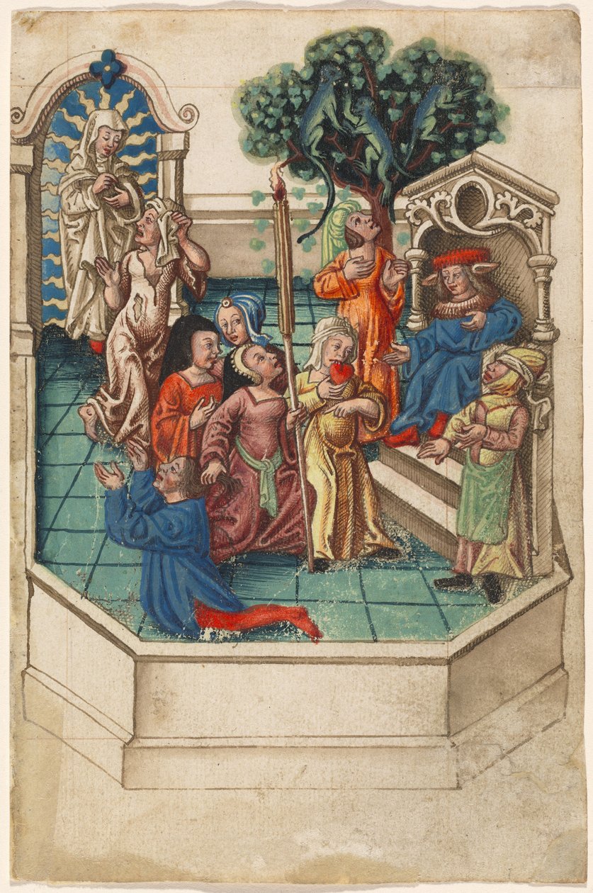 Oszczerstwo Apellesa [fot. 6 prostych] autorstwa French early 16th Century