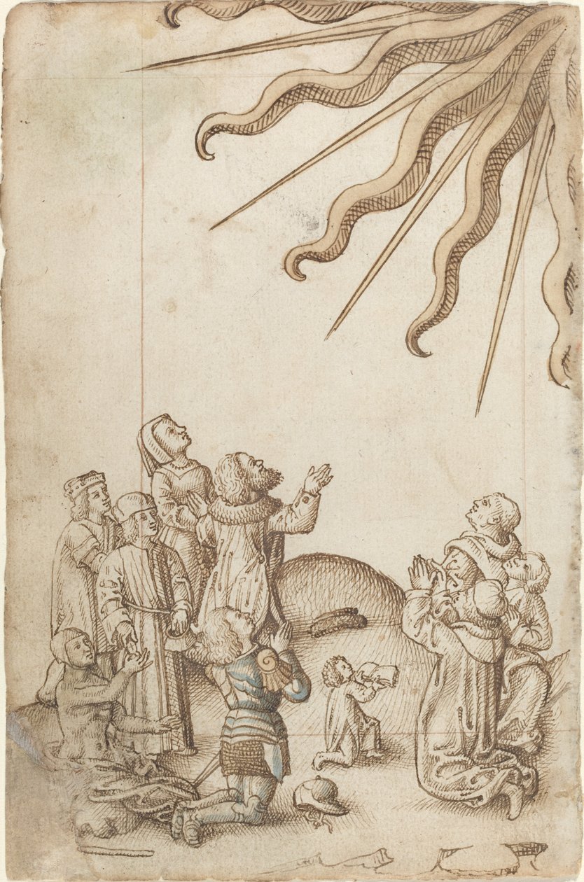 „Obróć swoje ciało, gdy wielbisz” [fot. 37 wersów] autorstwa French early 16th Century
