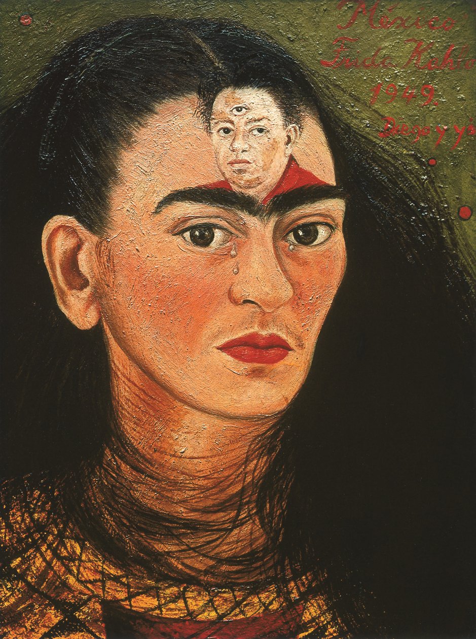 Diego and I autorstwa Frida Kahlo