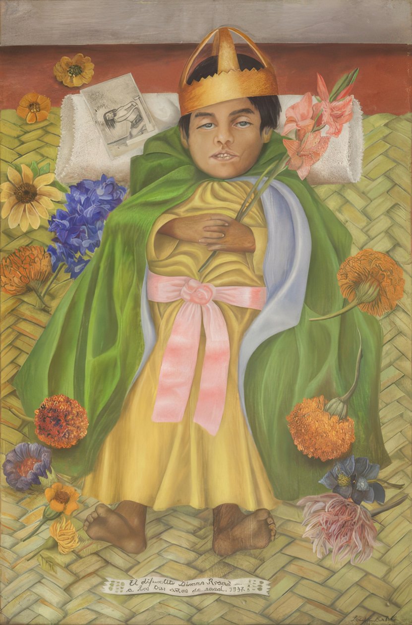 Nieżyjący już Dimas Rosas w wieku trzech lat autorstwa Frida Kahlo