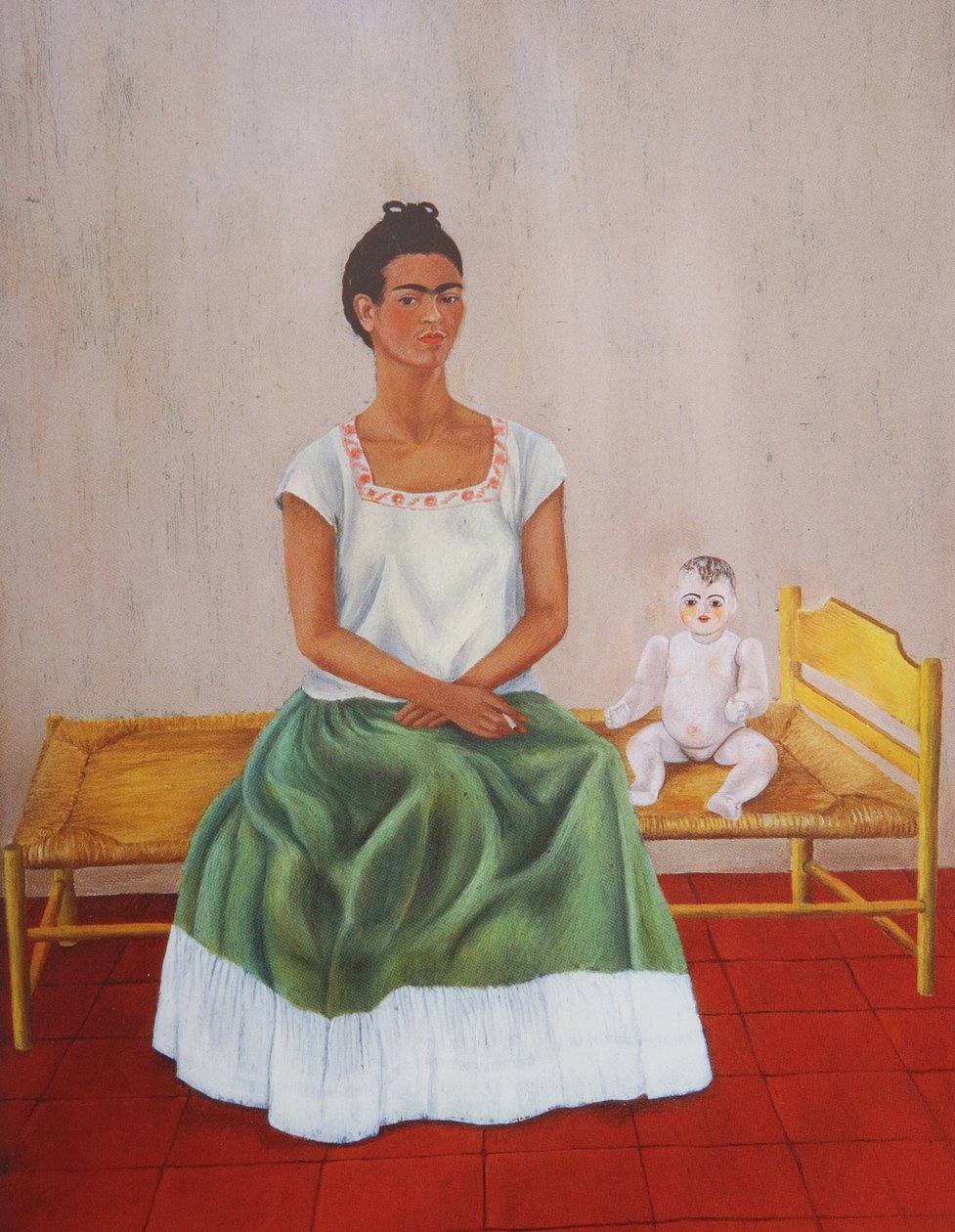 Ja i moja lalka autorstwa Frida Kahlo