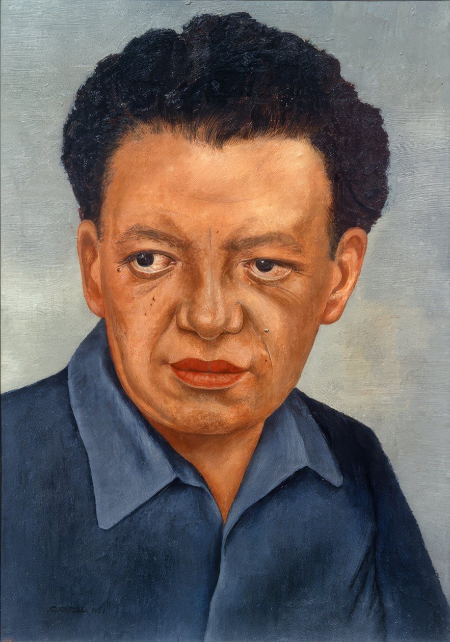 Portret Diego Rivery autorstwa Frida Kahlo