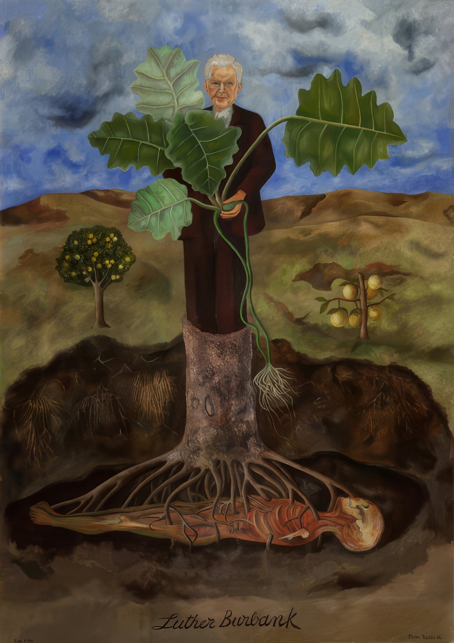 Powrót Luthera Burbanka autorstwa Frida Kahlo