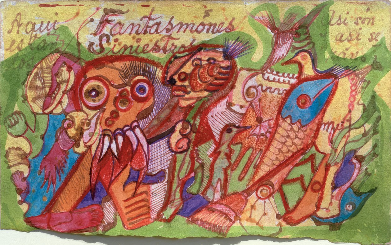 Przerażające duchy autorstwa Frida Kahlo