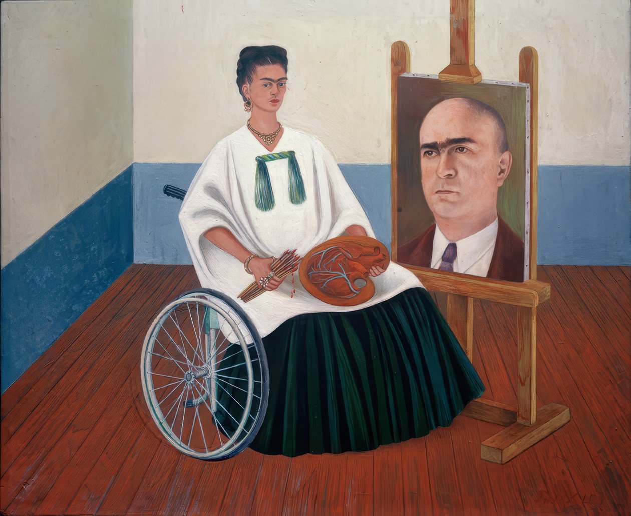 Autoportret z portretem doktora Farilla autorstwa Frida Kahlo