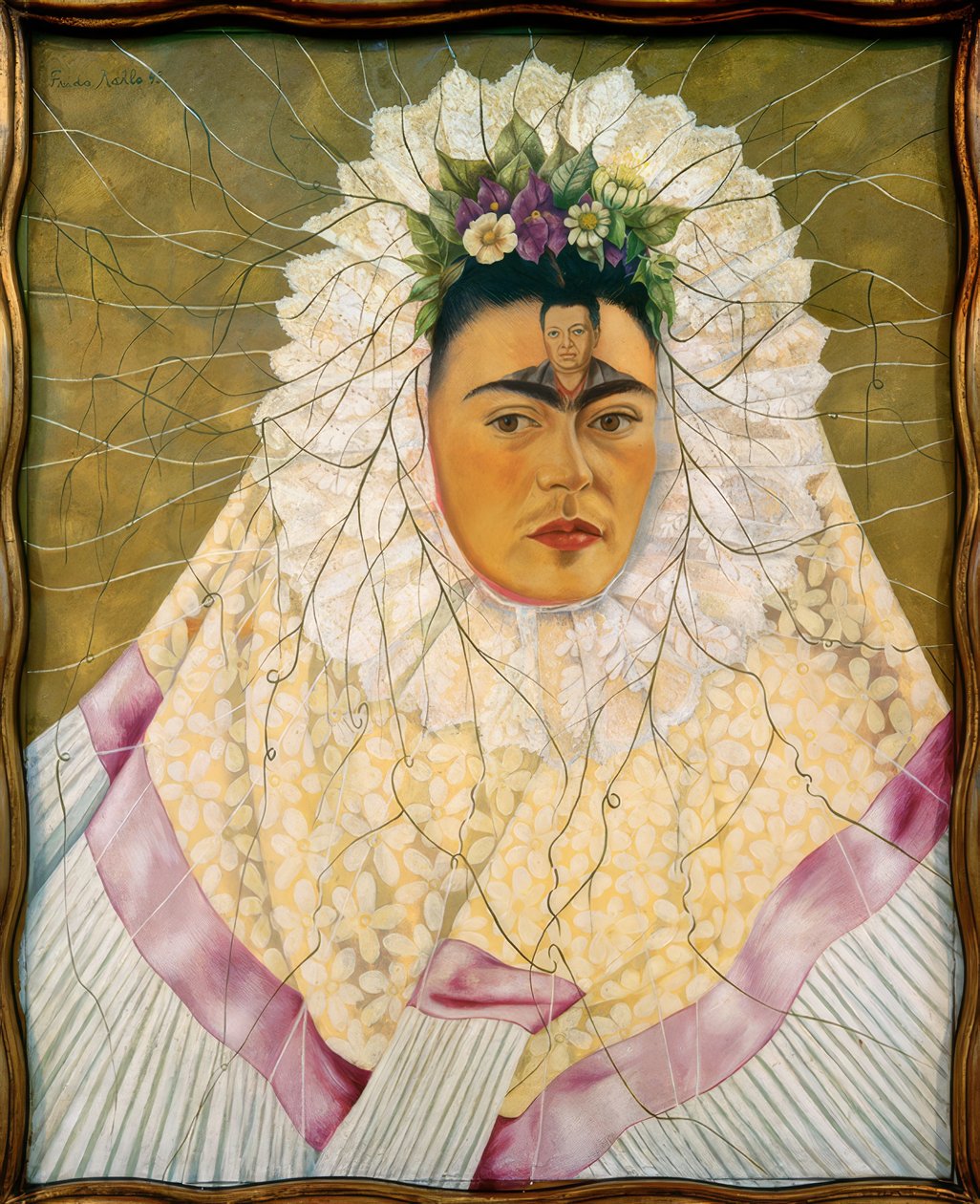 Autoportret jako Tehuana lub Diego w moich myślach autorstwa Frida Kahlo