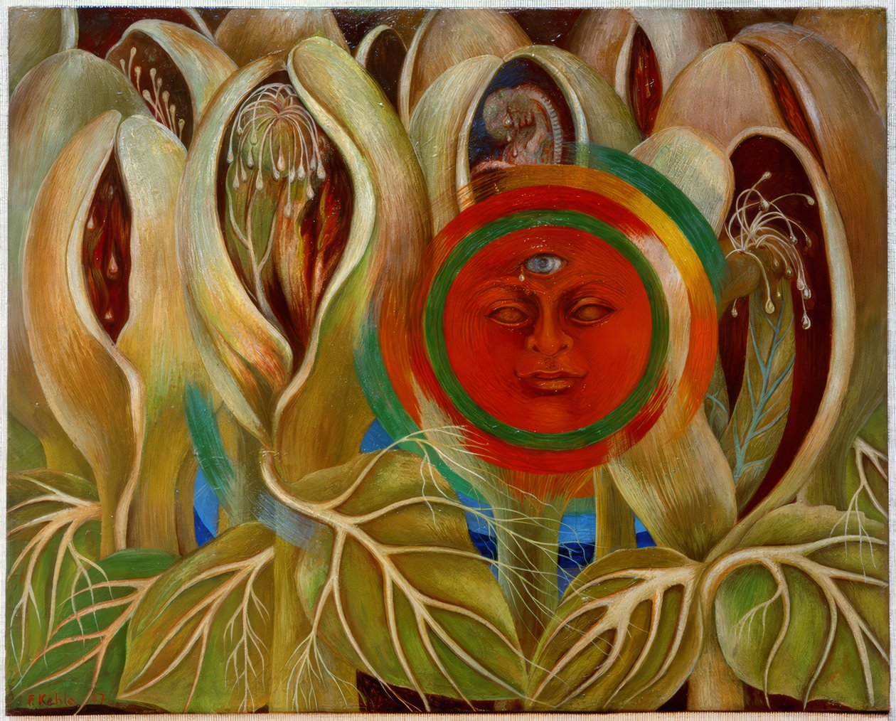Słońce i życie autorstwa Frida Kahlo