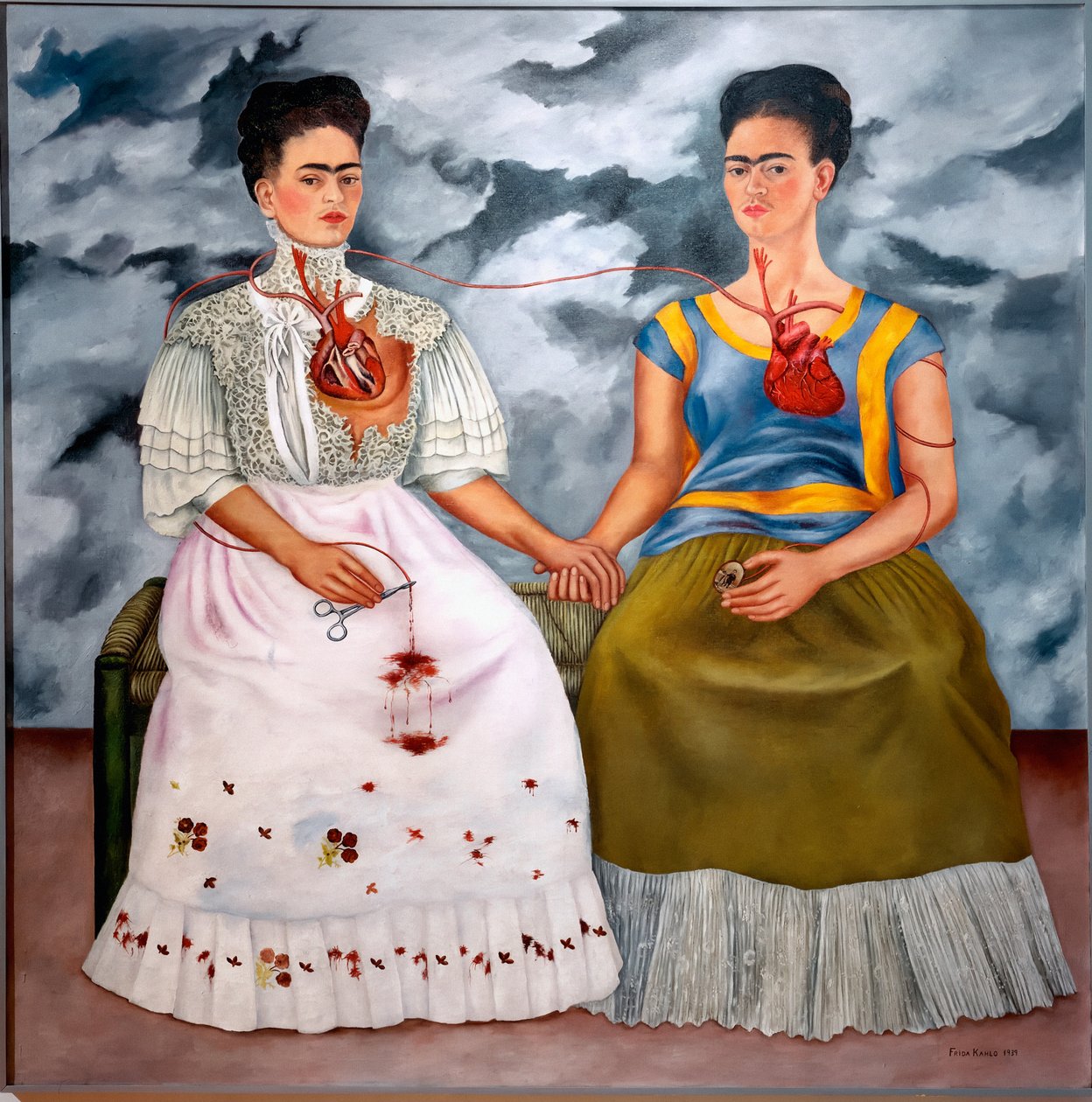 Dwie Fridy autorstwa Frida Kahlo