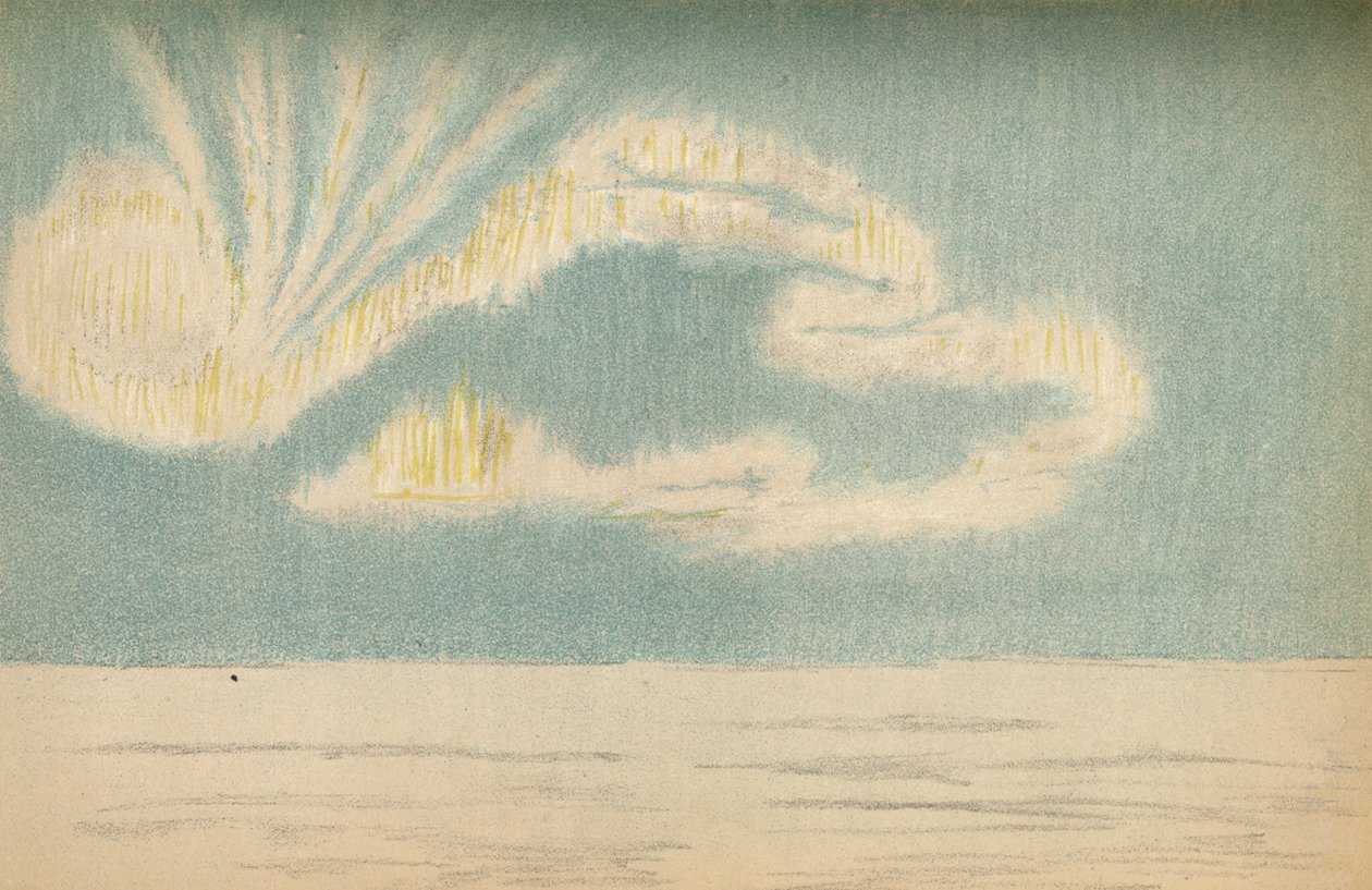 Aurora Borealis, 18 października 1894, 1897 autorstwa Fridtjof Nansen